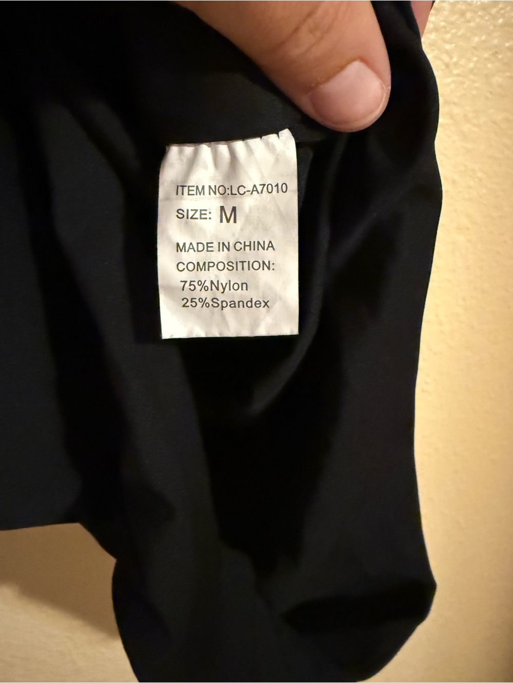 Lizette Collection Black Scoop-Neck Bodysuit - Classic Stretch - Picture 3 of 3